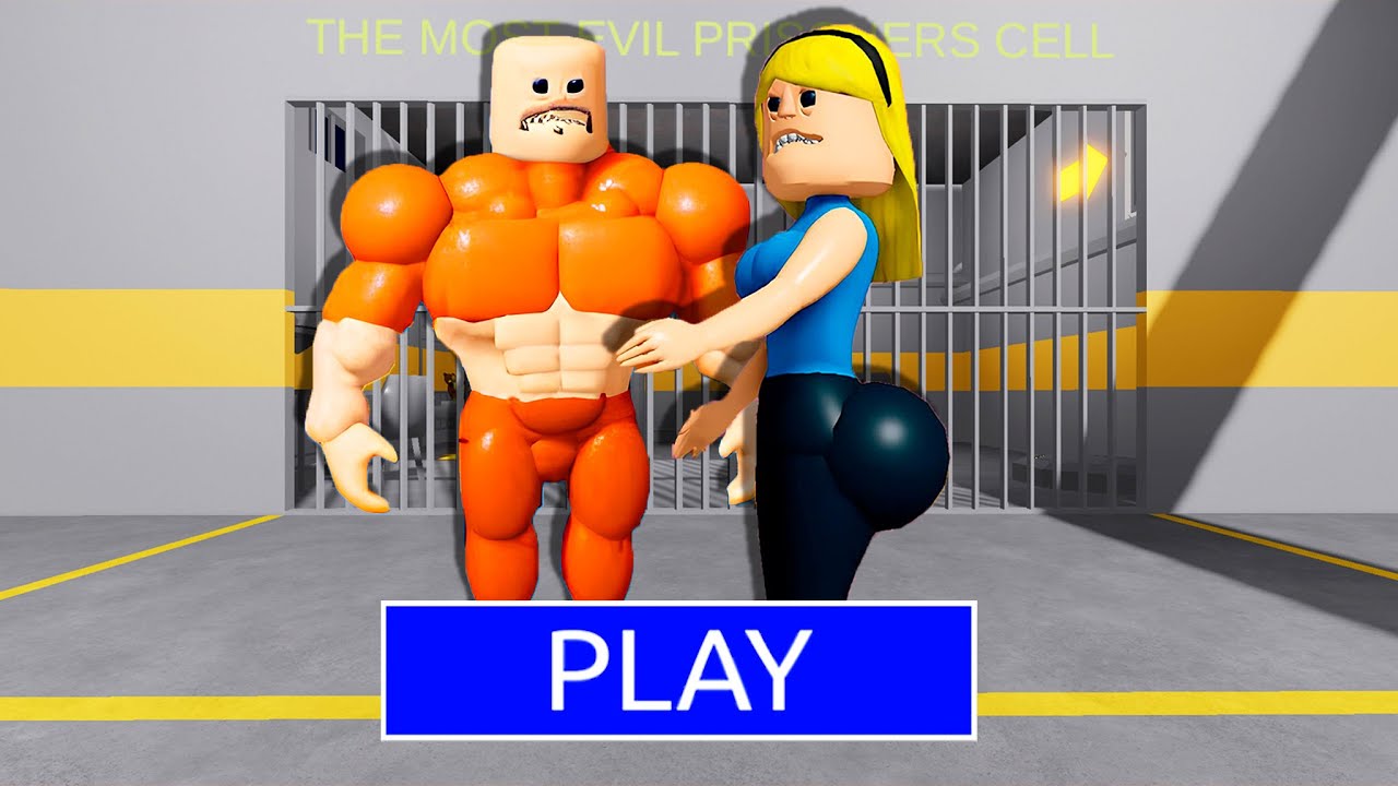 PRISONER FALL IN LOVE WITH POLICE GIRL In BARRY'S PRISON RUN! NEW OBBY #roblox