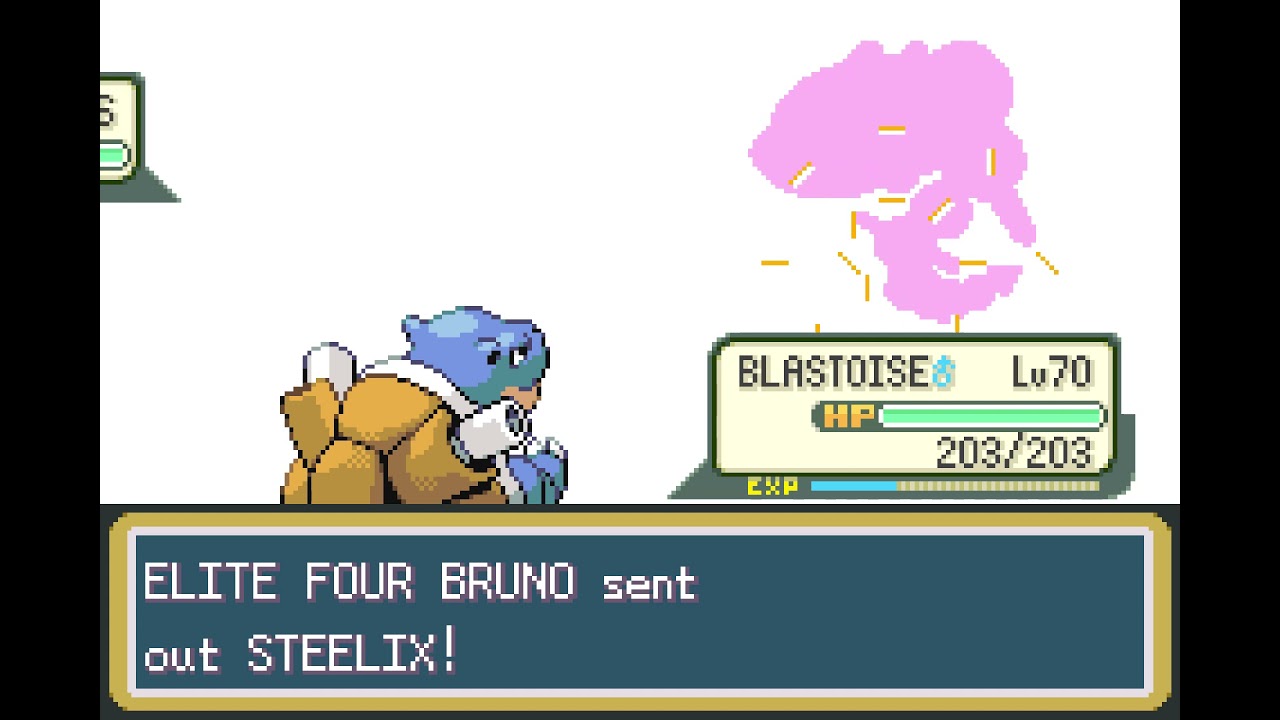 Pokemon Fire Red Elite Four Rematch