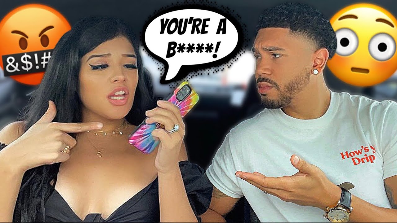 Calling His Mom The “B WORD” To See How He Reacts!!