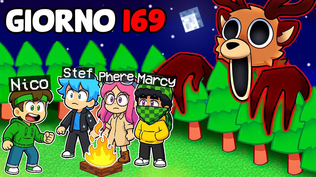NICO, SFIDA I SUOI AMICI nel SOPRAVVIVERE su 99 NOTTI!