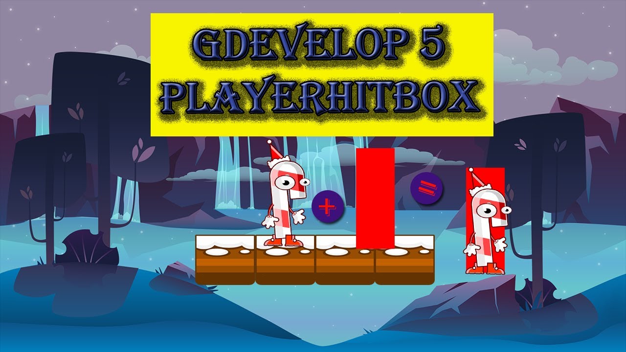 GDevelop 5 How to set up playerhitbox