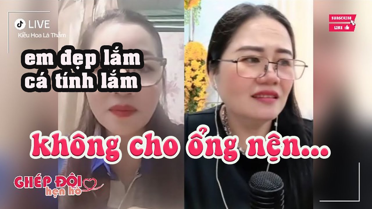 Thắm ghép đôi. Em đẹp lắm, cá tính lắm. không cho ổng nện