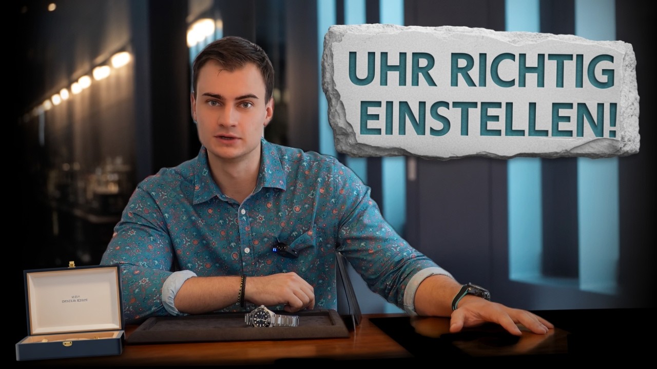 Mach NICHT diesen Fehler beim Einstellen deiner Uhr! ⛔ So stellst du deine Uhr richtig ein