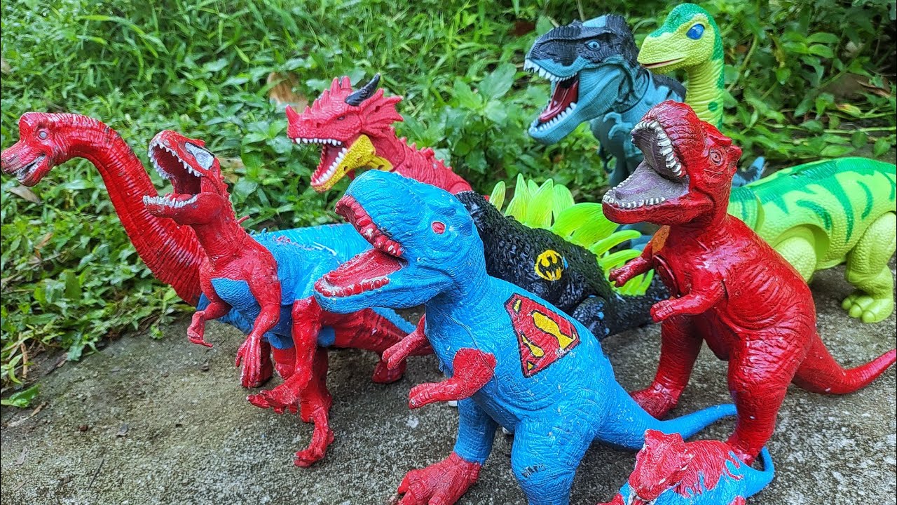 Dinosaurus Jurassic World Dominion: T-rex/Brachiosaurus/ Skibidi/ Spider-Man/KingKong/KingGidorah