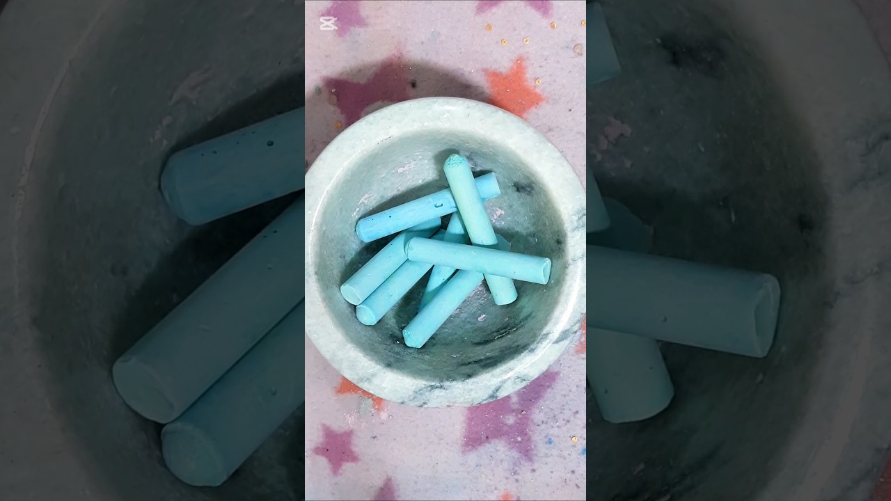 Satisfying School Chalk Crushing ASMR 🤤 
