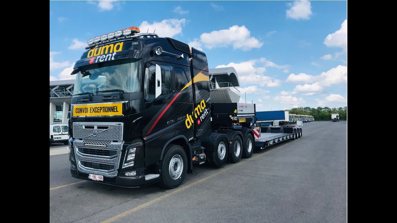 Degroote Trucks special: Volvo FH16.750 and Faymonville combo