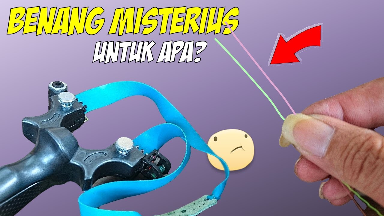 Wah, Ternyata ini fungsi Benang Nylon pada Ketapel Laser