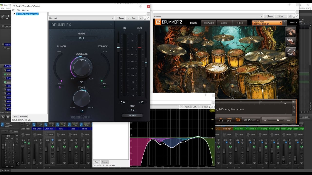 Mixing Death Metal Drums with EZDrummer