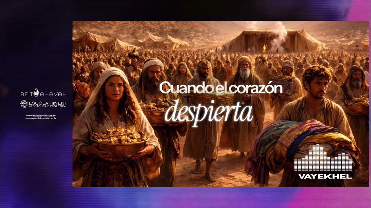 VAYEKHEL + YESHUA - PARASHA 22 CANTADA // ESPANHOL // ESCOLA HINENI // MINISTÉRIO BEIT AHAVAH 