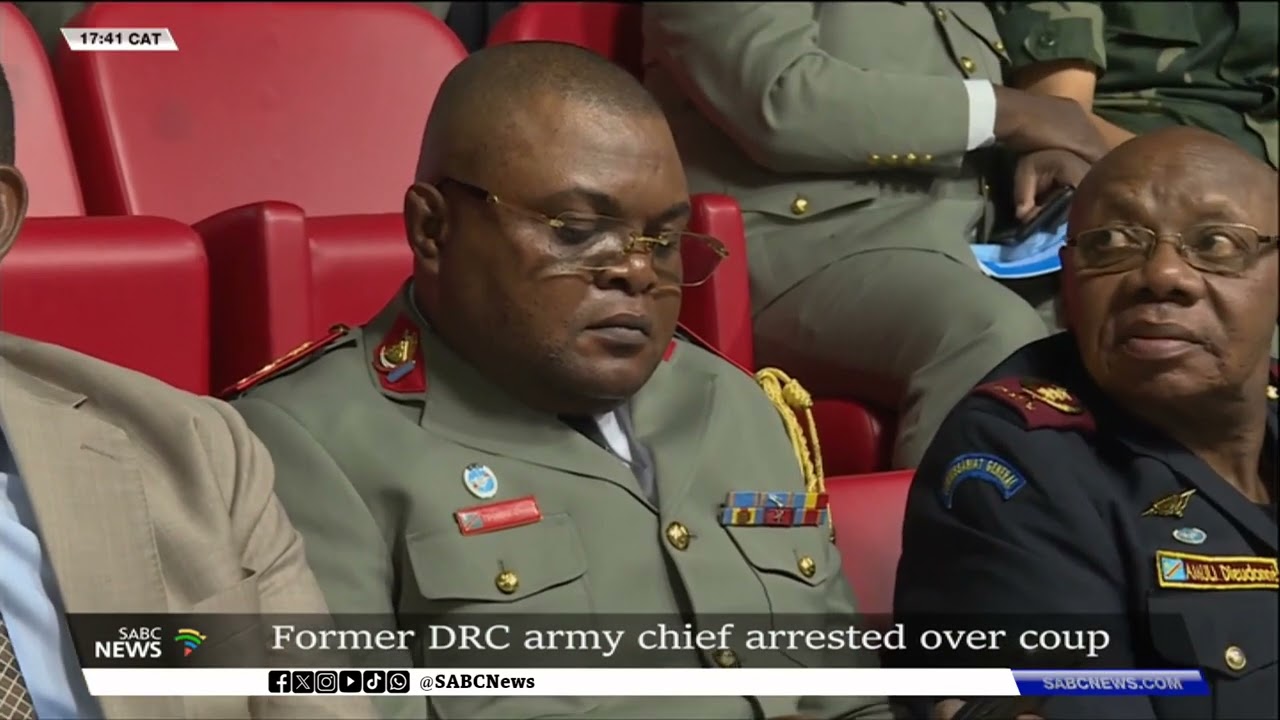 Former DRC army chief arrested over allegations of coup plot