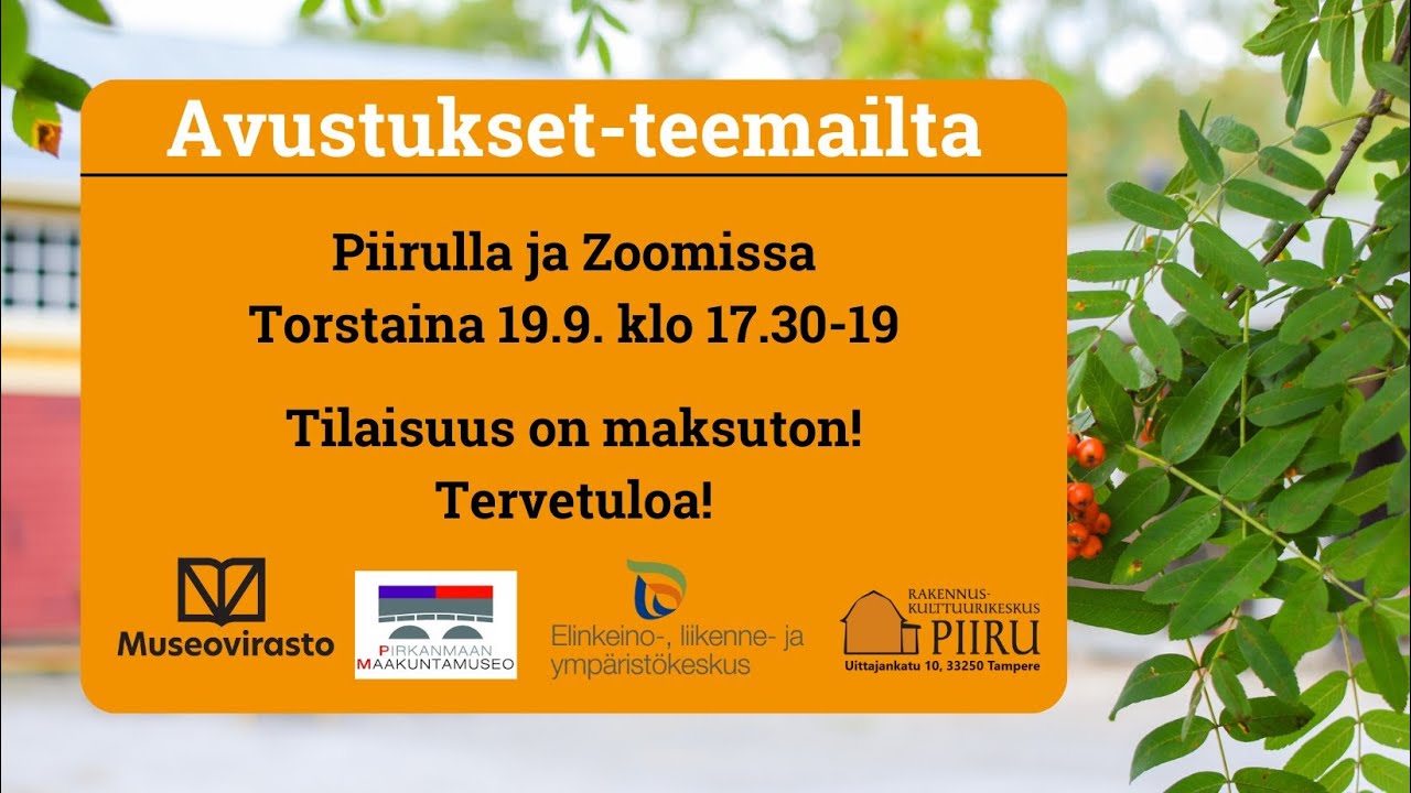 Avustushakemusilta 19.09.2024