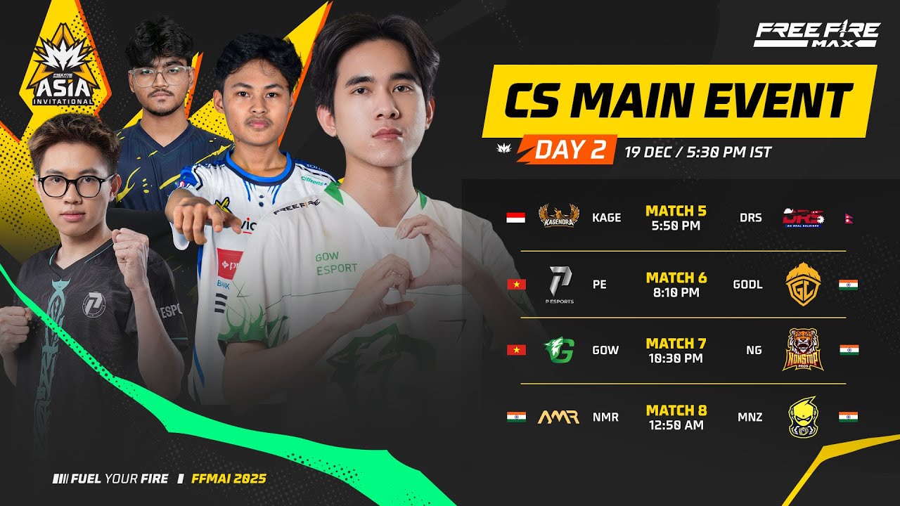 🔴 [NP] FFMAI 2025 | CS Main Event - Qualifiers Day 2