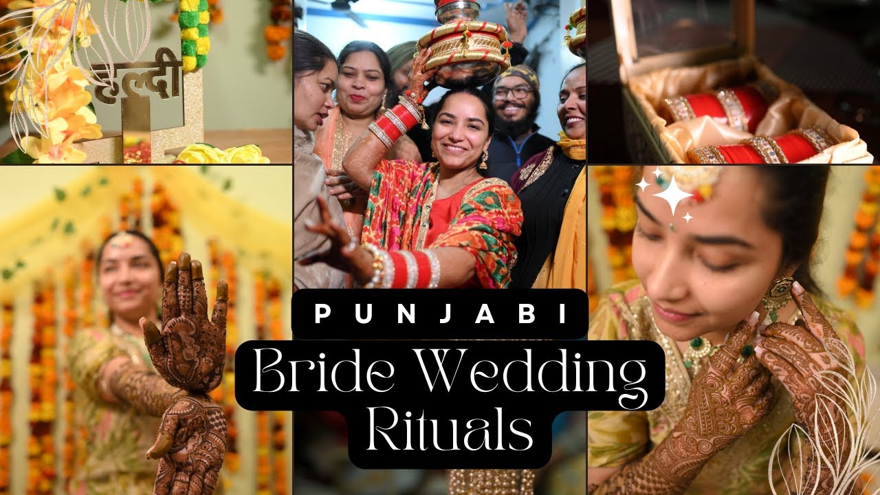 Sikh Wedding Rituals | Mehendi | Haldi | Chuda Ceremony | Jaggo | Ladies Sangeet | Bride Jasleen
