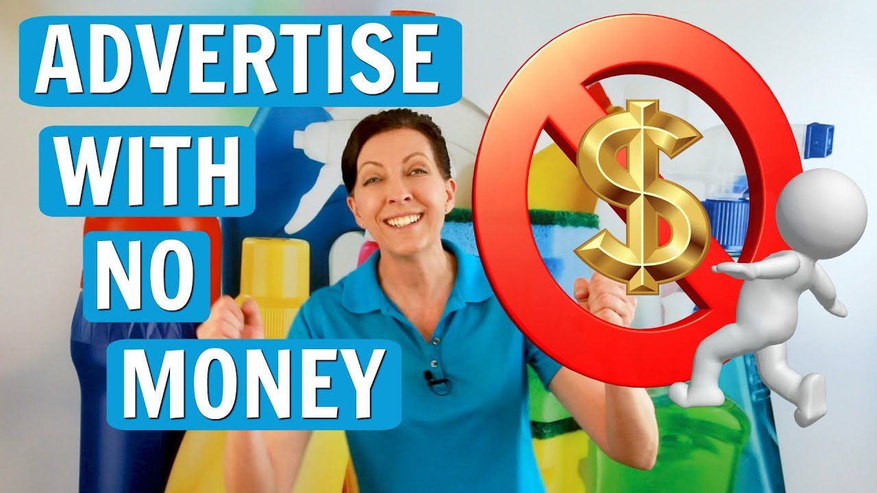 How to Advertise a Cleaning Business with No Money