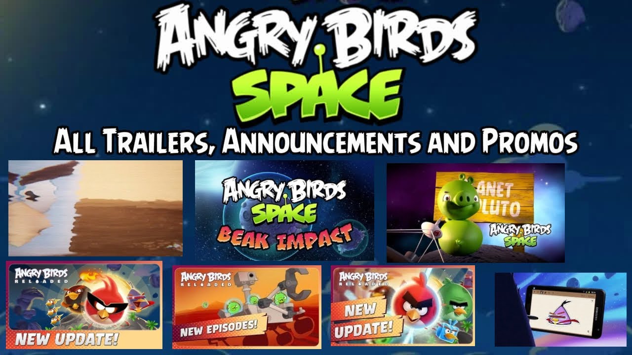 Angry Birds Space - All Trailers, Announcements and Promos (2012 - 2023)