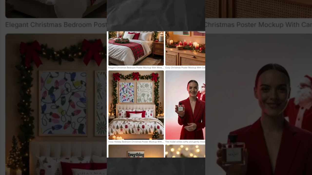 Prepare Christmas With Us | Holiday Mockups Made Easy #youtubeshorts #christmas #mockup