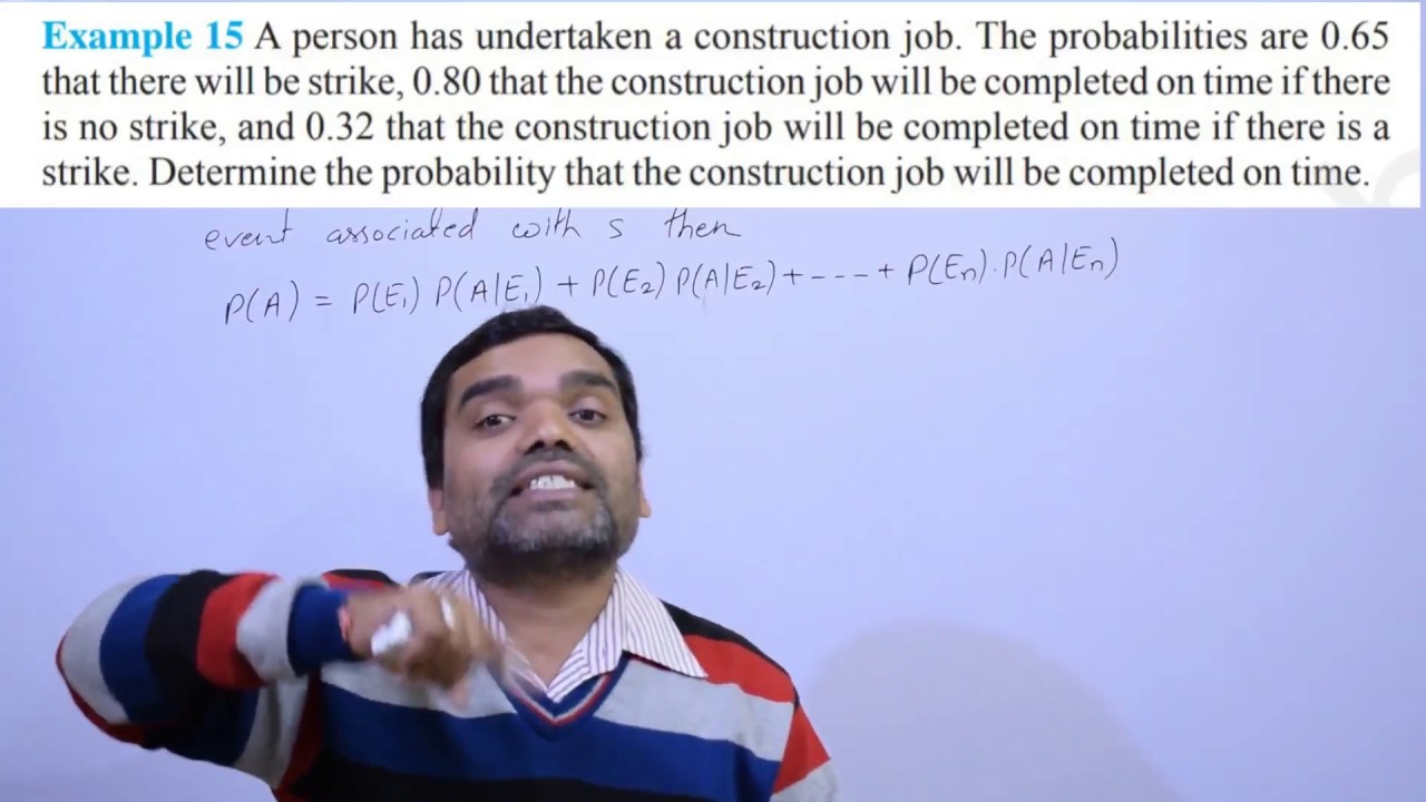 Probability - Theorem of Total Probability & Bayes Theorem in Hindi(Lecture 8))