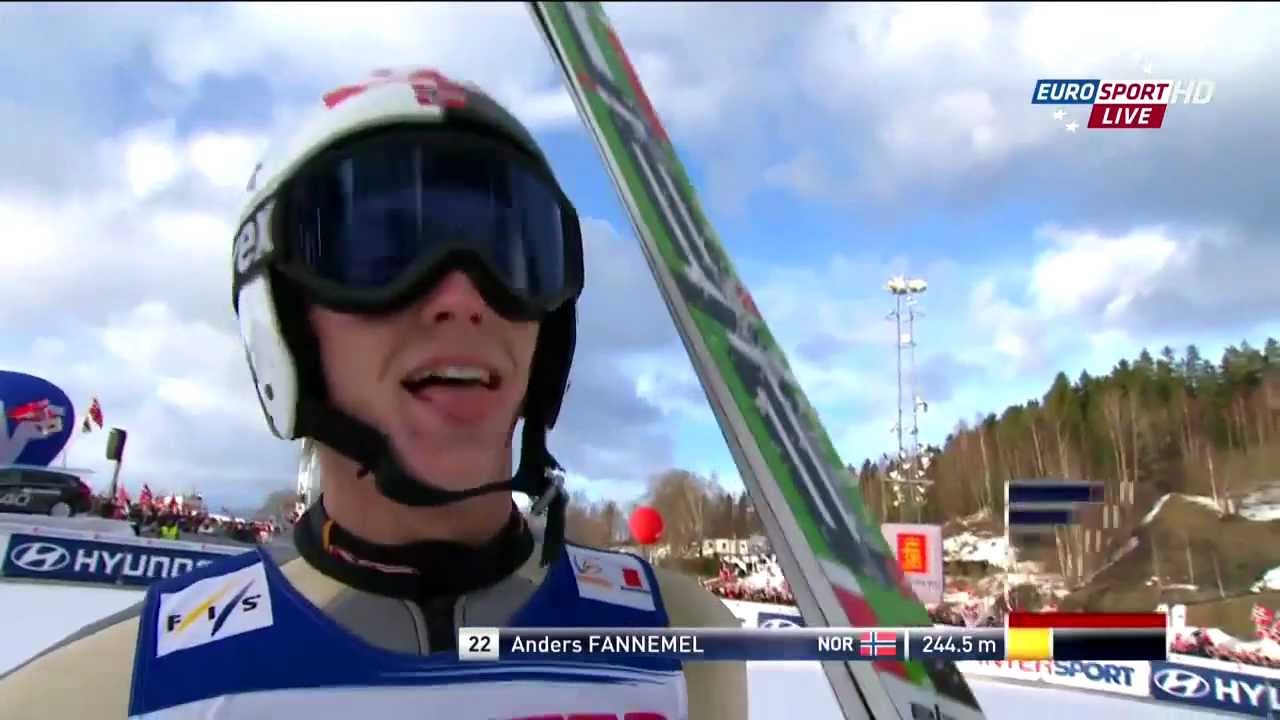 Anders Fannemel: 244,5 m &ndash; Vikersund HS 225