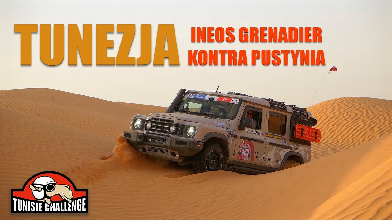 INEOS GRENADIER kontra wydmy. Konrad na rajdzie Tunisie Challenge