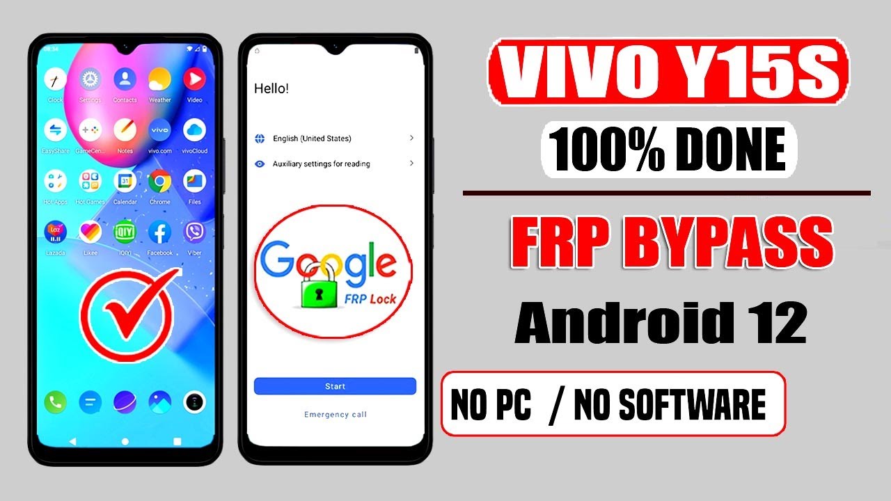 ViVO Y15s (100% Done) Android 12 FRP Bypass | |  Without PC ✔️ Vivo Y15s Google Account Unlock 2025