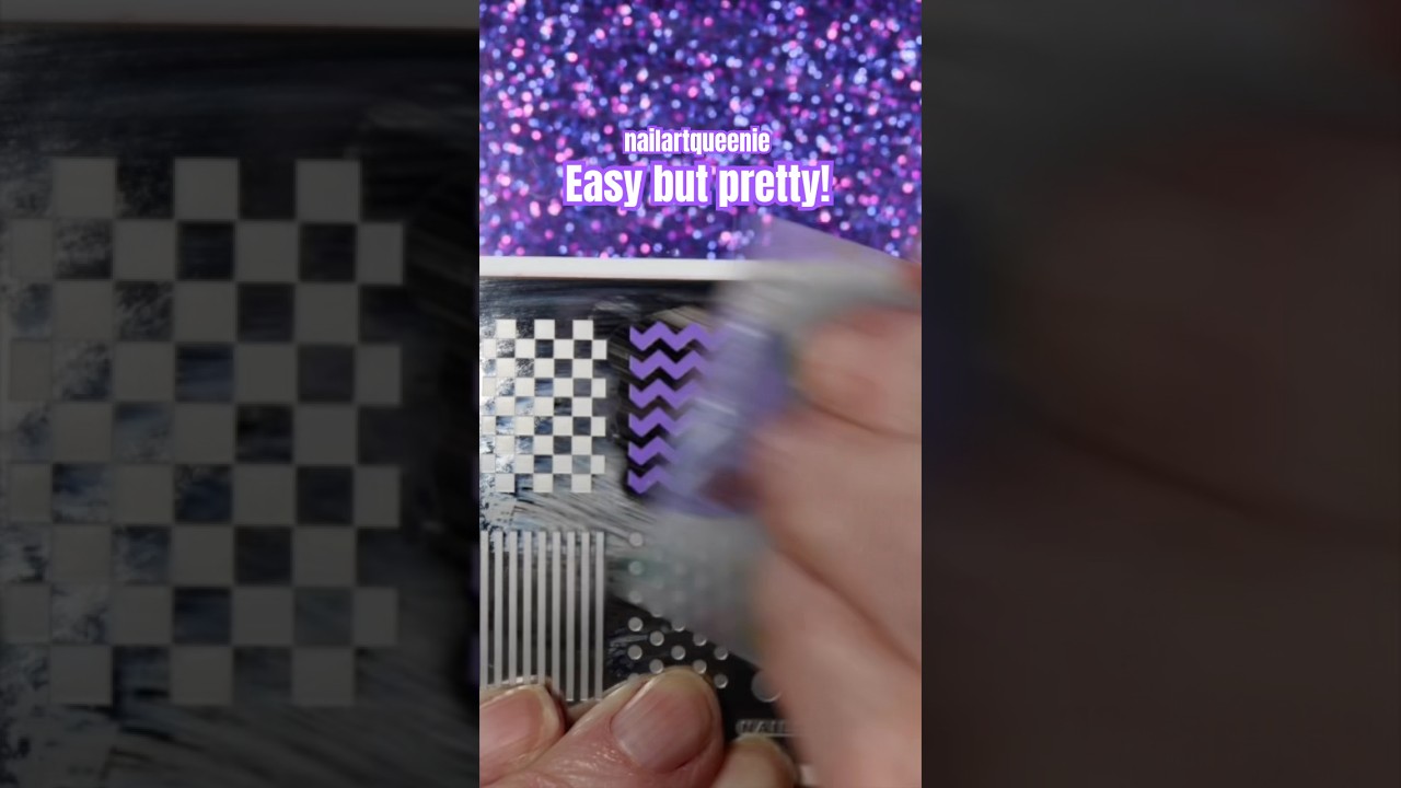 Wow! 💜 #nails #simplenails #nailart #nailstamping #purplenails #naildesign #nailinspo #springnails