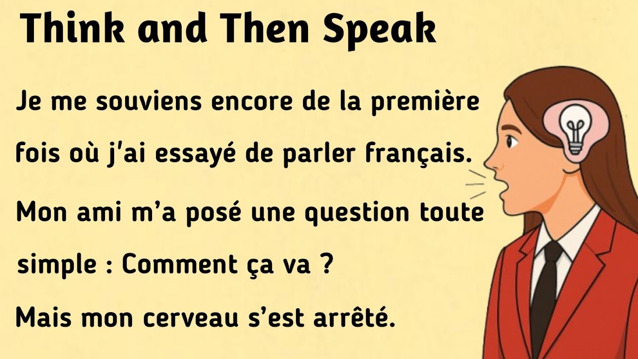 Comment penser en fran&ccedil;ais et ensuite parler । How to Think in French and Then Speak । Learn French
