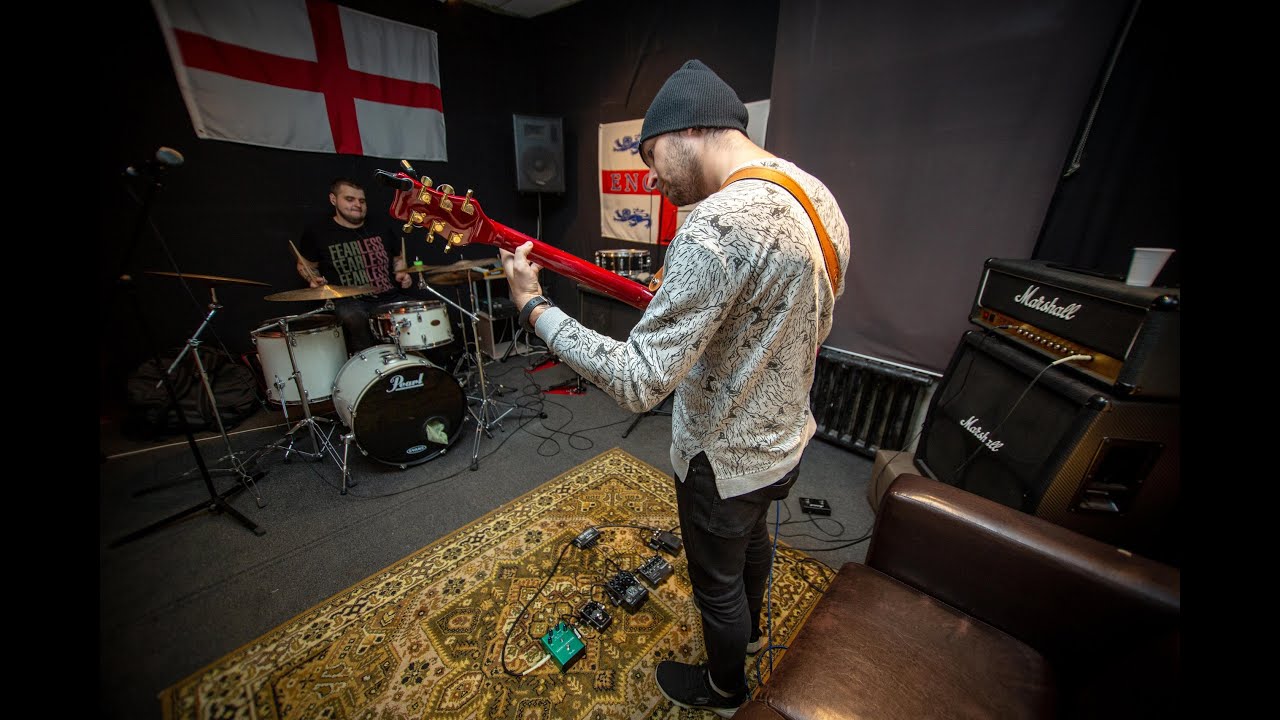 Self Gravitation during the recording of the debut album "Neutral Reality" (2018)