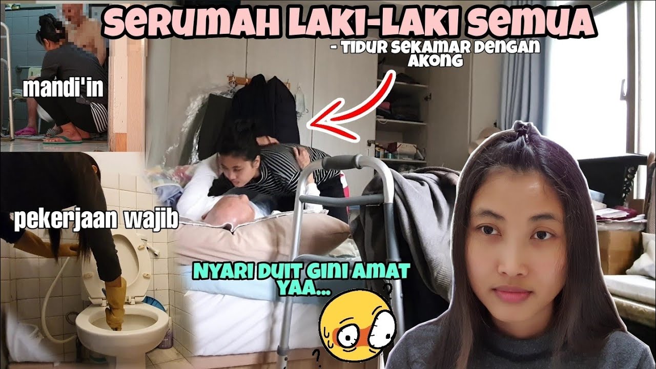 CERITA KERJA DI TAIWAN - Jaga akong serumah cowok semua | Cerita TKW TAIWAN
