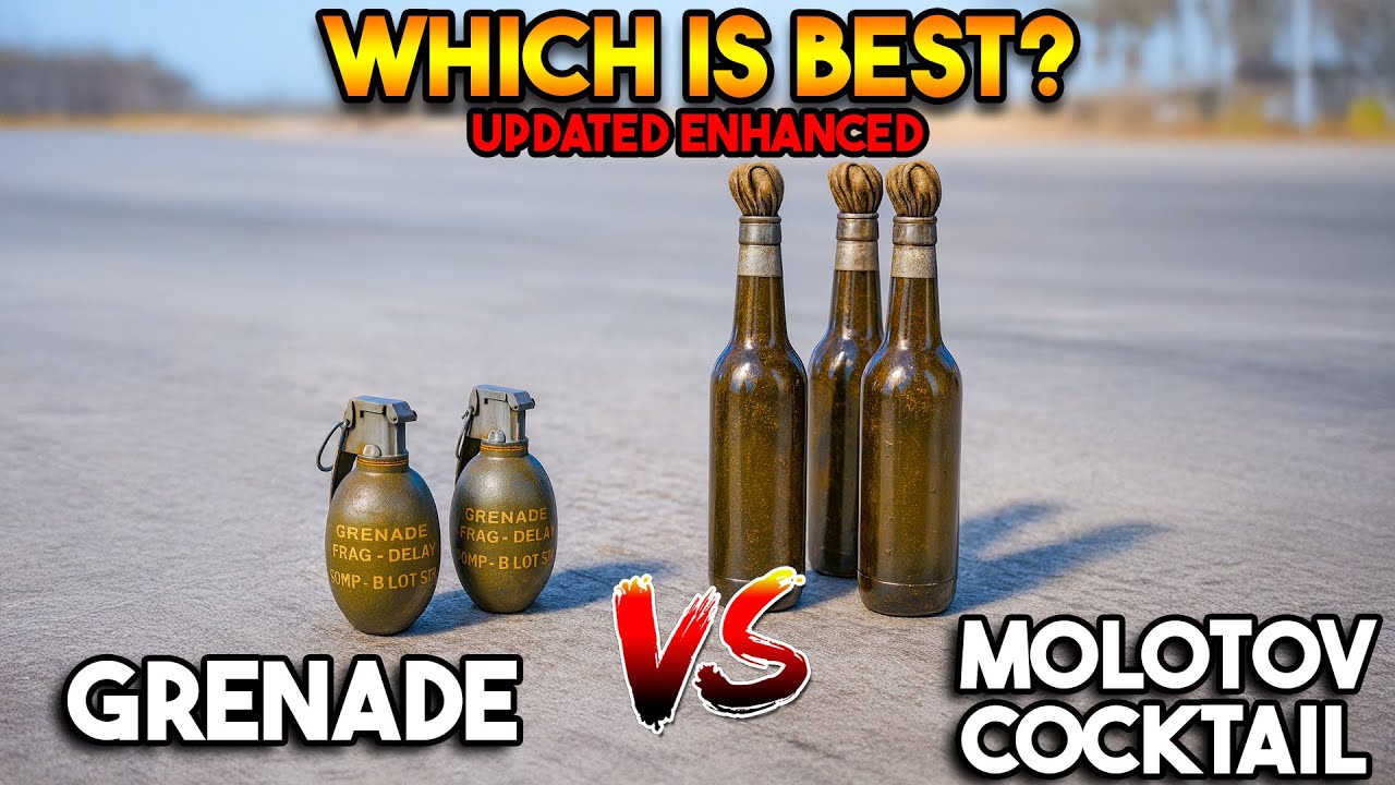 GTA 5 ENHANCED : GRENADE VS MOLOTOV COCKTAIL (WHICH IS BEST WEAPON?)