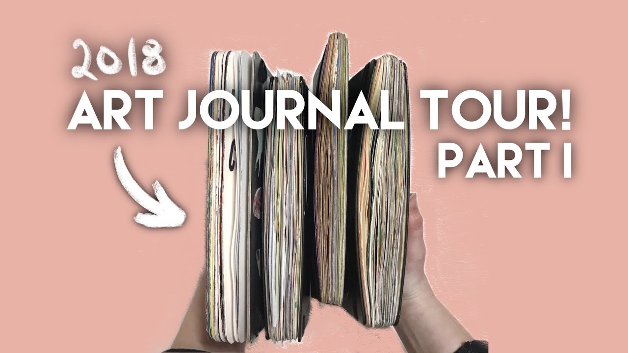 Art Journal Tour of my 2018 Zeta Sketchbook!