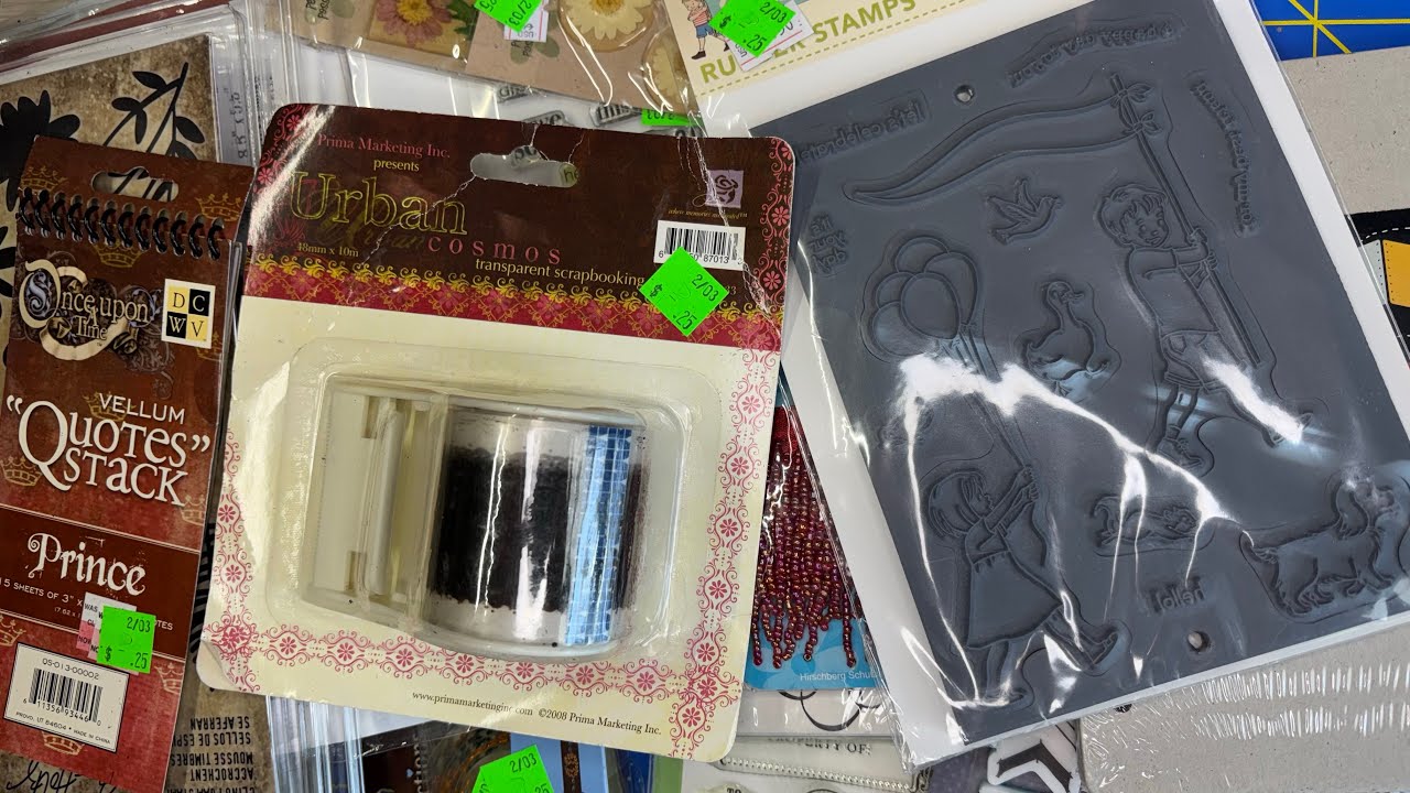 #thrifthaul #craftsupplies Saturday Shopping haul 