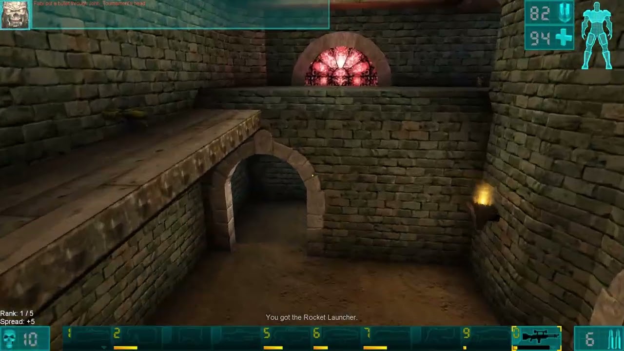 UT99 | Pit of Agony | 5 Player Deathmatch | 8 Headshots! 