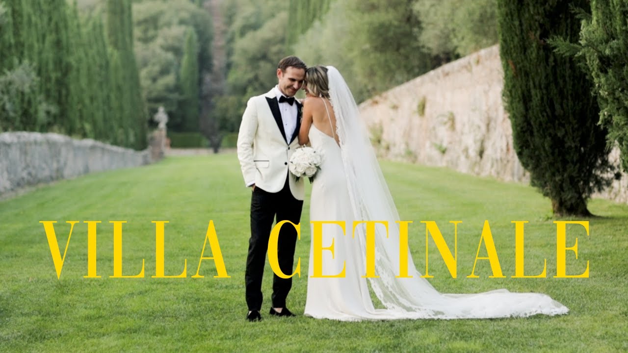 Tuscany Wedding Video in VILLA CETINALE | Destination wedding videographer in Italy