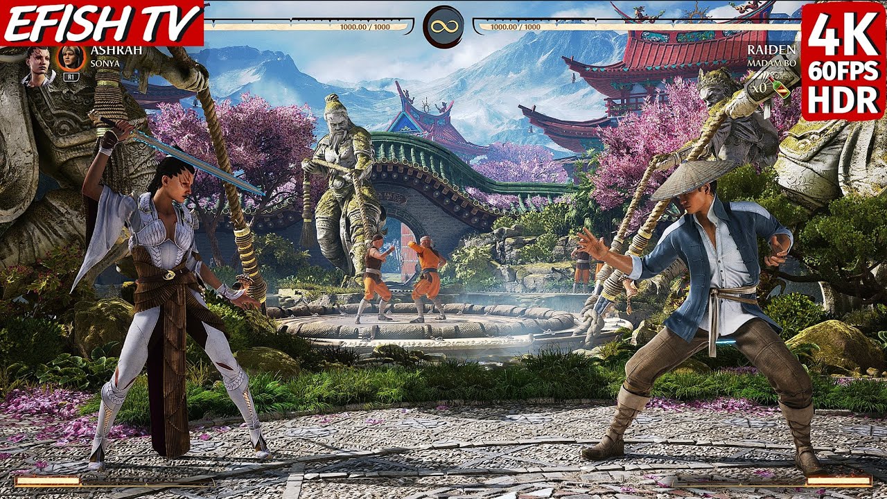 Ashrah vs Raiden (Hardest AI) - Mortal Kombat 1