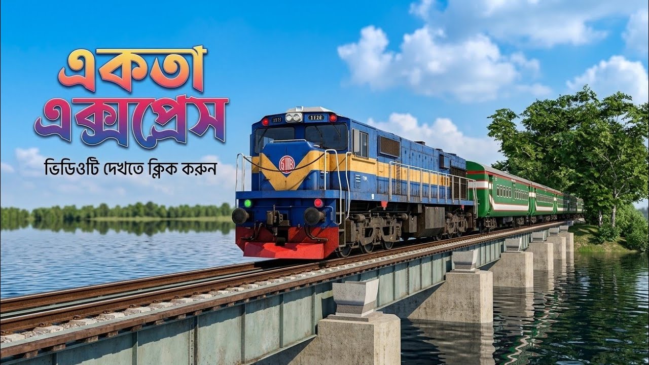 Game Play। Dilpashar Chalan Bil। Ekota Express। Bangladesh Train Simulator।