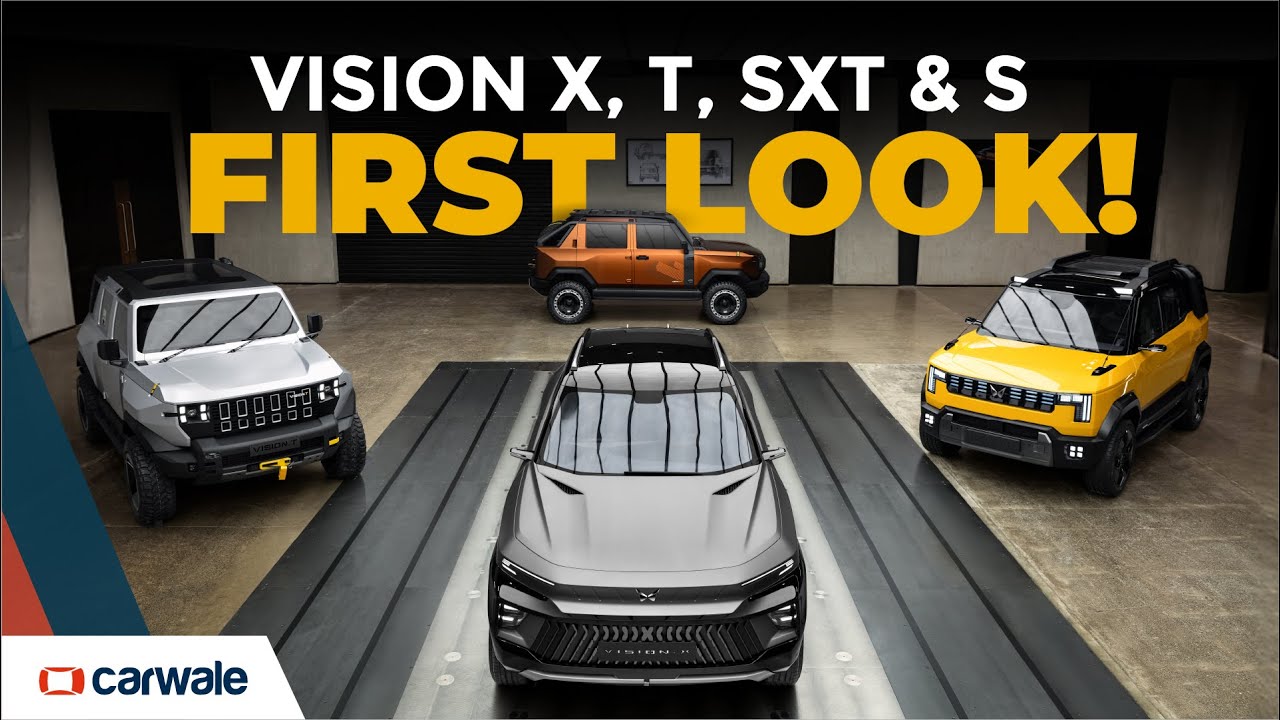 Mahindra Vision X, T, SXT & S Walkaround | All New Concepts 2025 | CarWale