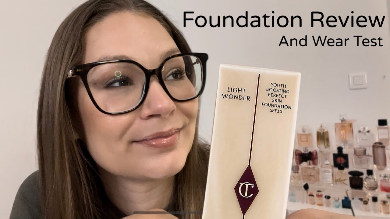 CHARLOTTE TILBURY LIGHT WONDER || Foundation Review // Swatches Wear Test & More