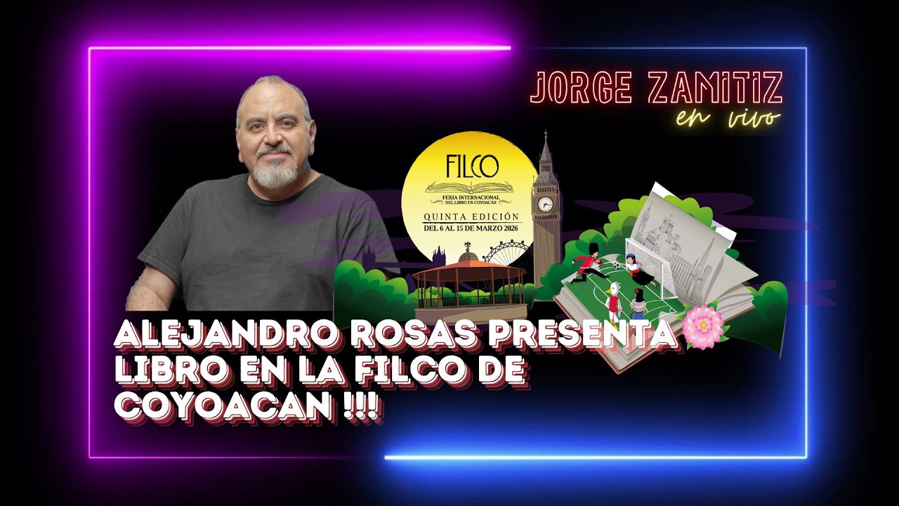 Entrevista de Alejandro Rosas en la FILCO Coyoacán #alejandrorosas