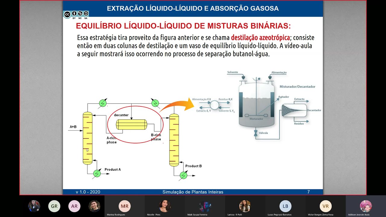 Configurando uma coluna de extração LL no simulador COCO e interpretando os resultados - Parte 1