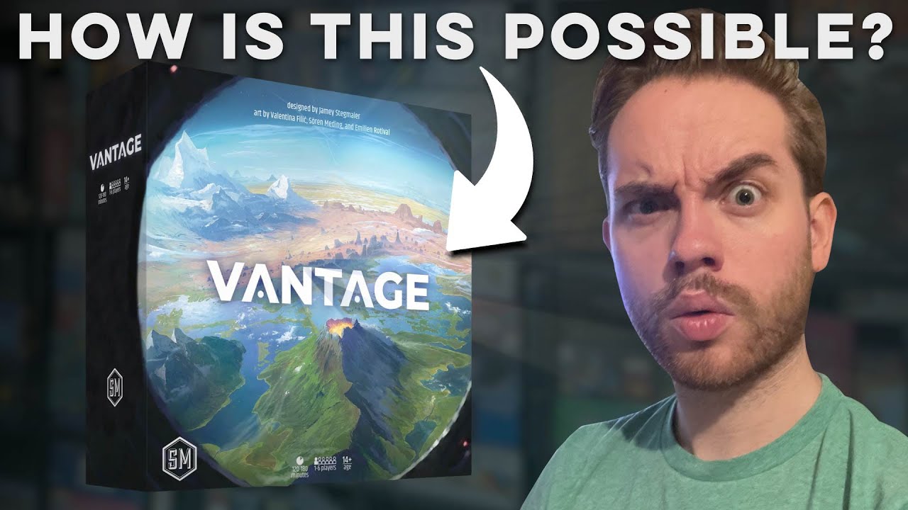 Vantage Board Game REVIEW | Take a Look, It's In 9 Books