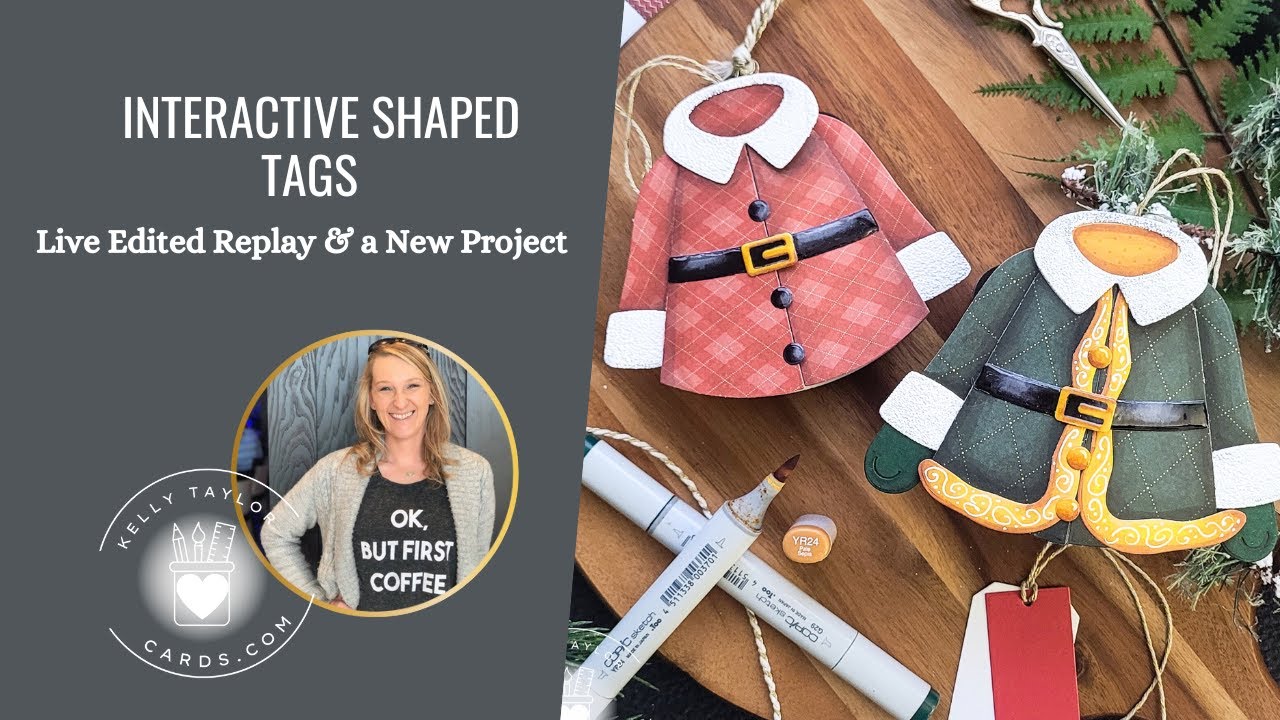 Interactive Shaped Christmas Tags: Hectic Week