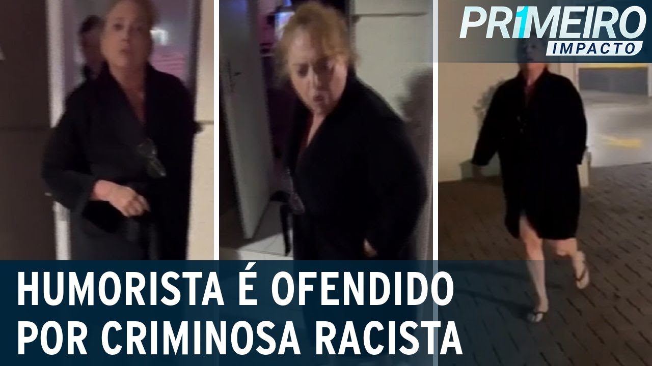 Racista ofende humorista em prédio da zona oeste de SP | Primeiro Impacto (19/10/22)