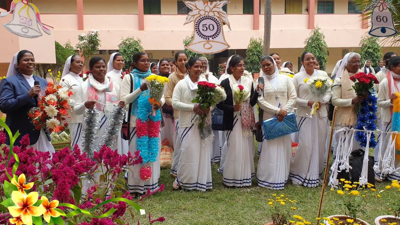 स्वागत गीत DIAMOND + GOLDEN+SILVER JUBILEE AT ST. ANNE'S MOTHER HOUSE RANCHI