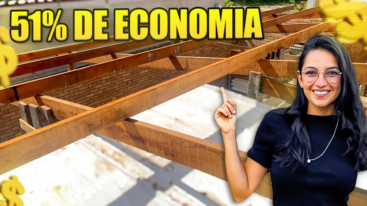 COMO FAZER TELHADO + 50%  ECONÔMICO