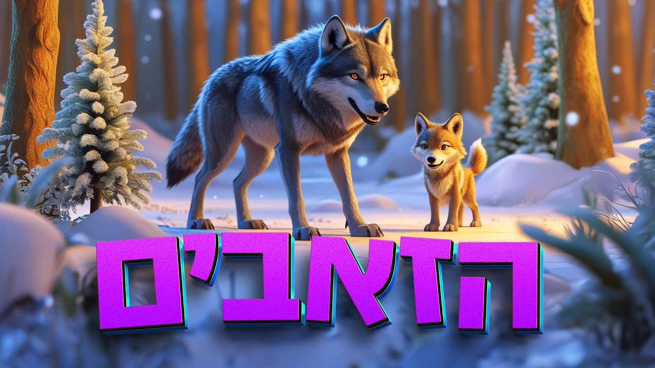 חיות לילדים | זאבים 🐺 זאב - עולם החיות - בהמחשת AI מיוחדת