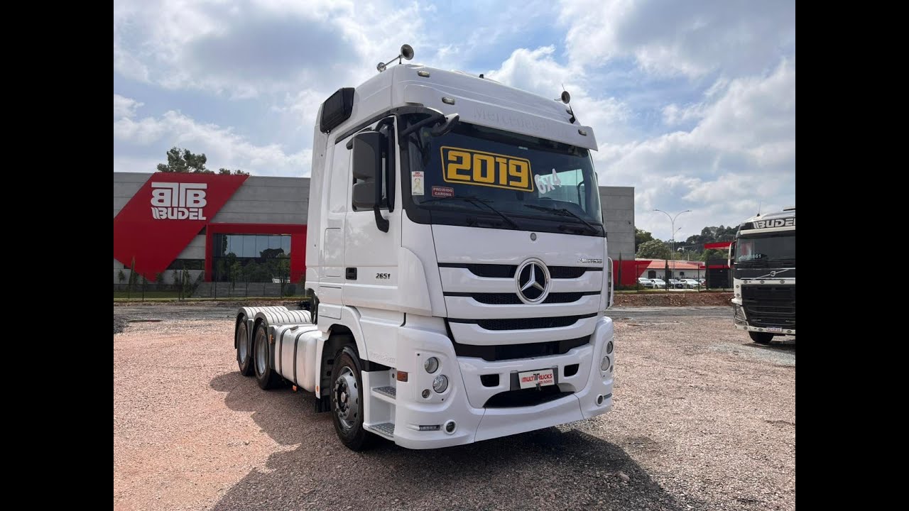 MERCEDES BENZ ACTROS 2651 6X4 2019 ÚNICO DONO