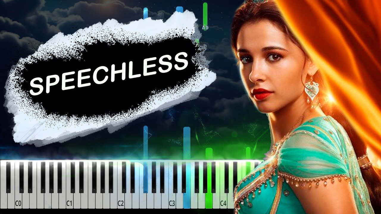 Naomi Scott - Speechless (from Aladdin) Piano Tutorial