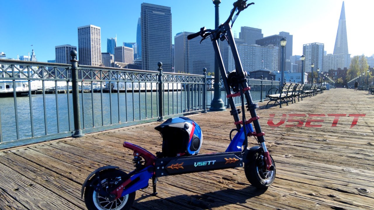 VSETT 11+ Electric Scooter Rides San Francisco For the 1st Time! | Gopro Hero RAW FPV Footage