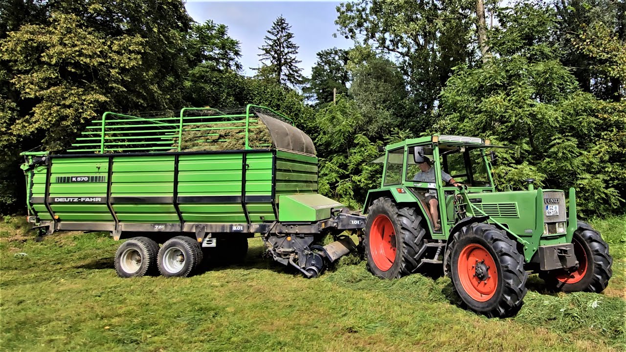 Fendt Farmer 106 LS Turbomatik Allrad mit K 570 Deutz-Fahr Ladewagen!
