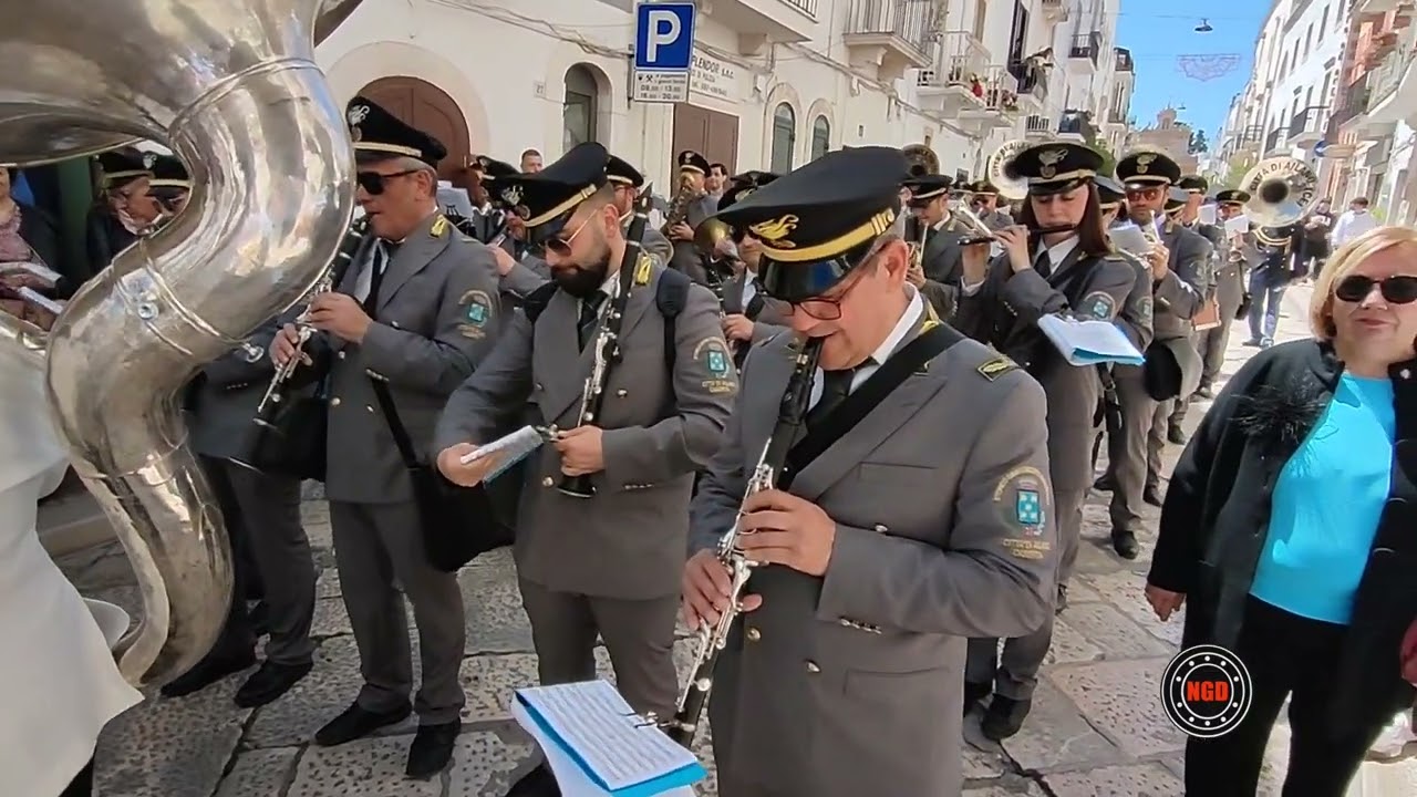 Marcia Sivigliana Banda di Ailano 28/4/24 Castellana Grotte Processione di Gala